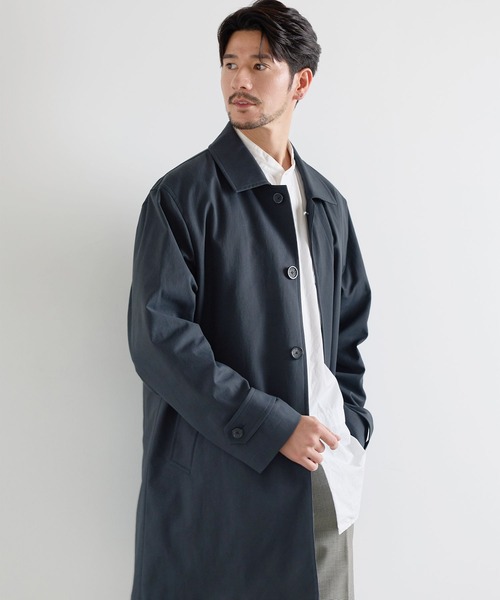 HALEINE（アレンヌ）の「[HALEINE] ビジネスコート メンズ ダウンライナー付き（ステンカラーコート・メンズ・ベージュ/ネイビー・M/L/LL）」の20枚目の写真