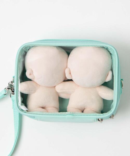 WEGO(ウィゴー)の「WEGO/3WAYぬいポーチ(ポーチ・レディース・ライトパープル/サックスブルー/ブラック/ライトピンク/ホワイト/イエロー/グリーン系その他/レッド・FREE)」の18枚目の写真