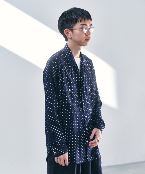 EDIFICE（エディフィス）の「ドット アーミーシャツ（シャツ/ブラウス・メンズ・ネイビー・MEDIUM/LARGE）」の21枚目の写真
