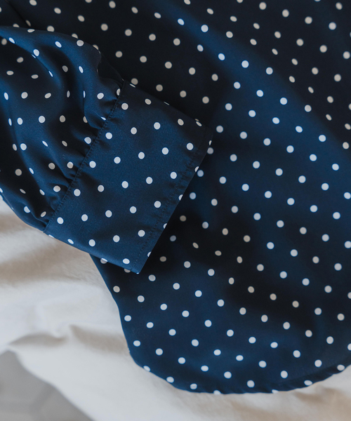 EDIFICE（エディフィス）の「ドット アーミーシャツ（シャツ/ブラウス・メンズ・ネイビー・MEDIUM/LARGE）」の2枚目の写真