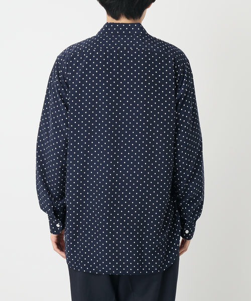 ÉDIFICEエディフィス 黒 Vネック 長袖シャツ BARAILLE & GARMENTS 別注 タートルネック Tシャツ 『LONGMORN