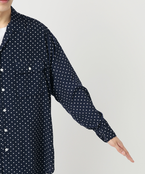 EDIFICE（エディフィス）の「ドット アーミーシャツ（シャツ/ブラウス・メンズ・ネイビー・MEDIUM/LARGE）」の12枚目の写真