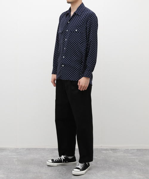 EDIFICE（エディフィス）の「ドット アーミーシャツ（シャツ/ブラウス・メンズ・ネイビー・MEDIUM/LARGE）」の18枚目の写真