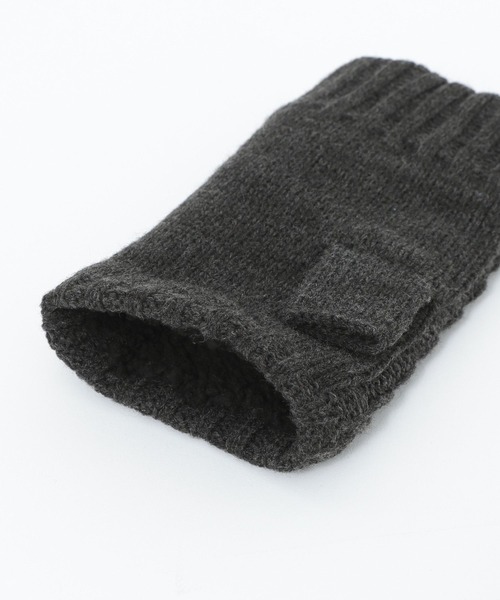 BAYFLOW（ベイフロー）の「ニットグローブ（手袋・メンズ・グレー/チャコール・FREE）」の8枚目の写真