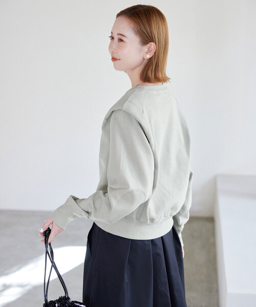 SLOBE IENA（スローブイエナ）の「ヘビー裏毛シルエットプルオーバー