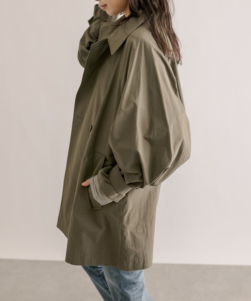 RIVE DROITE（リヴドロワ）の「オーバーミドルトレンチコート（トレンチコート・レディース・ベージュ/カーキ・FREE）」の13枚目の写真