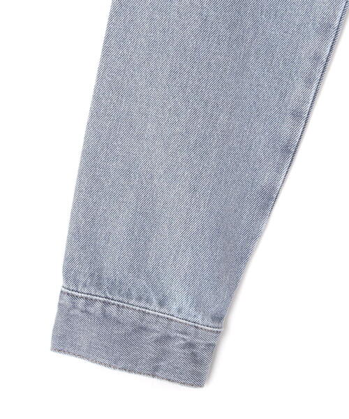 JILL by JILL STUART（ジルバイジルスチュアート）の「◇ショート丈Gジャン（デニムジャケット・レディース・ブルー/ブラック・MEDIUM/SMALL）」の8枚目の写真