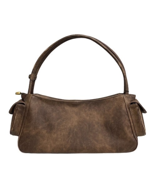 Chikashitsu +（チカシツプラス）の「ストリートファッション Chikashitsu + チカシツプラス vintage mini hand bag バッグ ハンドバッグ 合成皮革 ヴィンテージバッグ 大容量バッグ 韓国ファッション 韓国ストリート（ハンドバッグ・メンズ・ブラック/ブラウン・ONE SIZE）」の20枚目の写真