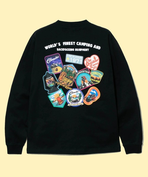 go slow caravan（ゴースローキャラバン）の「COBMASTER/コブマスター　ベーシックL/STEE（ワッペンコラージュ）（Tシャツ/カットソー・メンズ・オートミール/ブラック/イエロー/グリーン系その他・MEDIUM/X-LARGE/LARGE）」の2枚目の写真