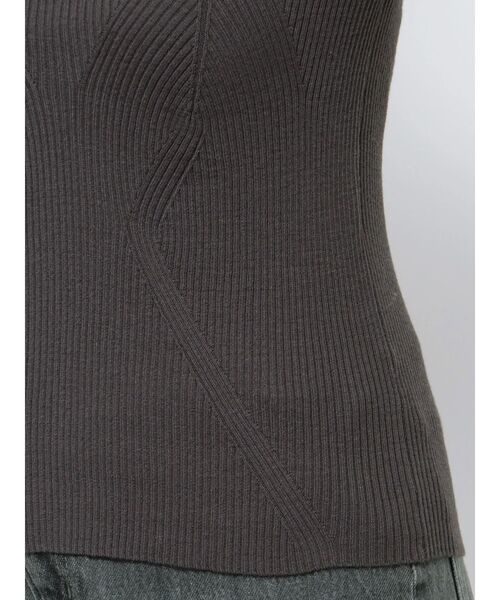 LAGUNAMOON(ラグナムーン)の「バッククロスレイヤードニットプルオーバー(ニット/セーター・レディース・アイボリー/チャコールグレー/オレンジ・FREE)」の19枚目の写真