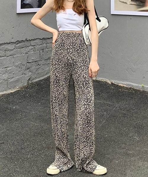 Miniministore(ミニミニストア)の「柄 プリーツワイドパンツ 夏レディース(スラックス・レディース・A/B/C/D/E・FREE)」の6枚目の写真