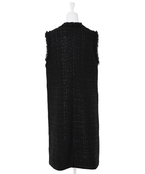 Avec deux clefs ロングベスト　ツイード セール】【Narcissus】ツイードロングベスト（ベスト）｜Narcissus