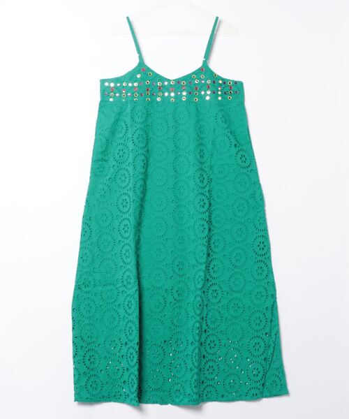 チャイハネ（チャイハネ）の「【チャイハネ】ミラーロキャミワンピース（ワンピース・レディース・ブラック/ホワイト/グリーン・FREE）」の3枚目の写真