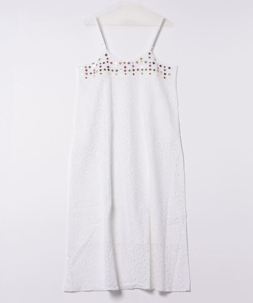 チャイハネ（チャイハネ）の「【チャイハネ】ミラーロキャミワンピース（ワンピース・レディース・ブラック/ホワイト/グリーン・FREE）」の10枚目の写真