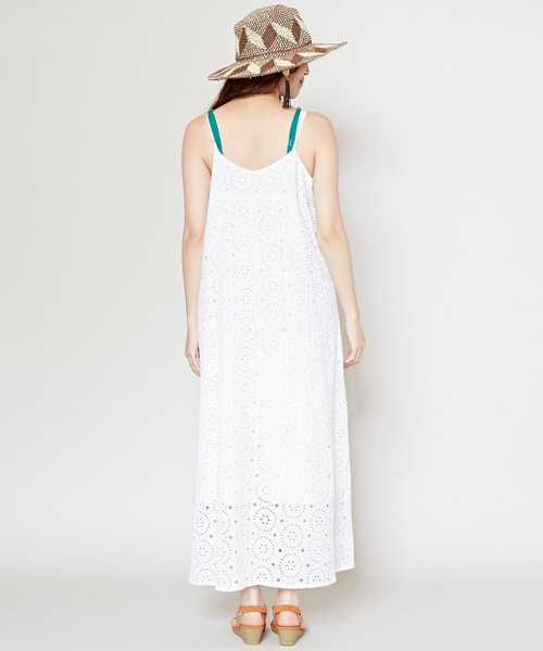 チャイハネ（チャイハネ）の「【チャイハネ】ミラーロキャミワンピース（ワンピース・レディース・ブラック/ホワイト/グリーン・FREE）」の7枚目の写真