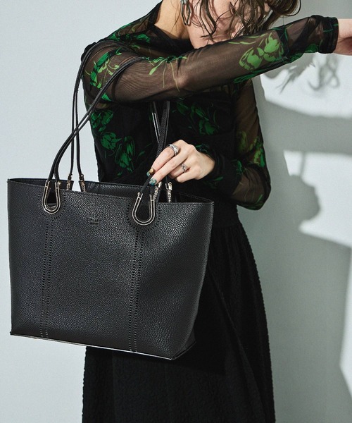 D.KELLY（ディーケリー）の「D.KELLY ホースシューデザイン2wayトートバッグ ママバッグ ショルダーバッグ レディース バッグ（トートバッグ・レディース・ホワイト系その他/キャメル/ダークブルー/モカ/マスタード/ミント/ブラック/ライトピンク/ライトグレー/レッド・ONE SIZE）」の20枚目の写真