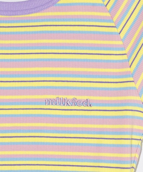 MILKFED.(ミルクフェド)の「OPEN BACK STRIPE S/S TOP(Tシャツ/カットソー・レディース・ライトブルー/ライトピンク/ネイビー・ONE SIZE)」の14枚目の写真