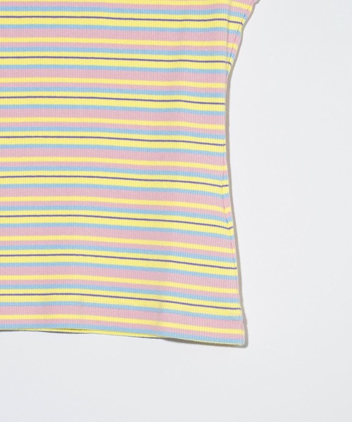 MILKFED.(ミルクフェド)の「OPEN BACK STRIPE S/S TOP(Tシャツ/カットソー・レディース・ライトブルー/ライトピンク/ネイビー・ONE SIZE)」の9枚目の写真