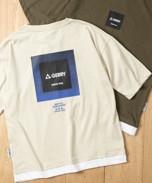 GERRY(ジェリー)の「【30】〔GERRY/ジェリー〕DRY天竺 オーバーサイズ 6分袖Tシャツ(Tシャツ/カットソー・キッズ・グレー系4/ベージュ系1/ブラック系2/ブルー系2/ブルー系4/ブラック系1/ベージュ系2/ブラック系3/カーキ系3/ブルー系3/カーキ系1/ベージュ系4/ブラック系4/カーキ系4/グレー系5/ブルー系5/ベージュ系5/ベージュ系6/ホワイト系6/グレー系6/ブルー系6・130/140/150/160)」の9枚目の写真