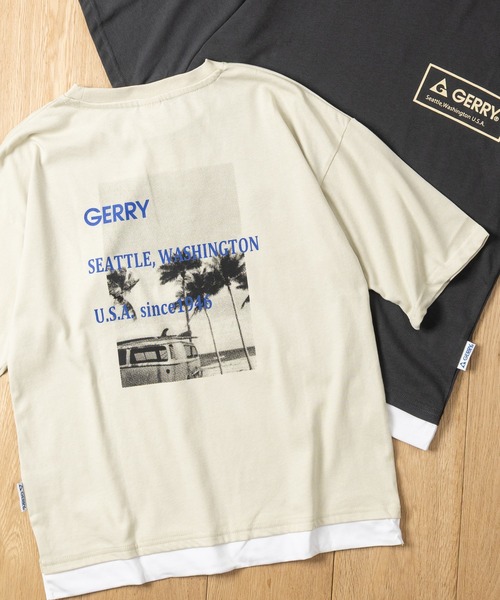 GERRY(ジェリー)の「【30】〔GERRY/ジェリー〕DRY天竺 オーバーサイズ 6分袖Tシャツ(Tシャツ/カットソー・キッズ・グレー系4/ベージュ系1/ブラック系2/ブルー系2/ブルー系4/ブラック系1/ベージュ系2/ブラック系3/カーキ系3/ブルー系3/カーキ系1/ベージュ系4/ブラック系4/カーキ系4/グレー系5/ブルー系5/ベージュ系5/ベージュ系6/ホワイト系6/グレー系6/ブルー系6・130/140/150/160)」の11枚目の写真