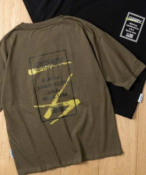 GERRY(ジェリー)の「【30】〔GERRY/ジェリー〕DRY天竺 オーバーサイズ 6分袖Tシャツ(Tシャツ/カットソー・キッズ・グレー系4/ベージュ系1/ブラック系2/ブルー系2/ブルー系4/ブラック系1/ベージュ系2/ブラック系3/カーキ系3/ブルー系3/カーキ系1/ベージュ系4/ブラック系4/カーキ系4/グレー系5/ブルー系5/ベージュ系5/ベージュ系6/ホワイト系6/グレー系6/ブルー系6・130/140/150/160)」の16枚目の写真
