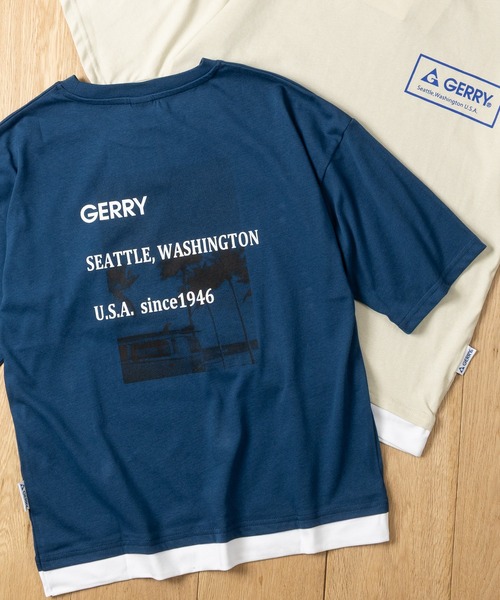 GERRY(ジェリー)の「【30】〔GERRY/ジェリー〕DRY天竺 オーバーサイズ 6分袖Tシャツ(Tシャツ/カットソー・キッズ・グレー系4/ベージュ系1/ブラック系2/ブルー系2/ブルー系4/ブラック系1/ベージュ系2/ブラック系3/カーキ系3/ブルー系3/カーキ系1/ベージュ系4/ブラック系4/カーキ系4/グレー系5/ブルー系5/ベージュ系5/ベージュ系6/ホワイト系6/グレー系6/ブルー系6・130/140/150/160)」の19枚目の写真