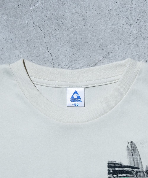 GERRY(ジェリー)の「【30】〔GERRY/ジェリー〕DRY天竺 オーバーサイズ 6分袖Tシャツ(Tシャツ/カットソー・キッズ・グレー系4/ベージュ系1/ブラック系2/ブルー系2/ブルー系4/ブラック系1/ベージュ系2/ブラック系3/カーキ系3/ブルー系3/カーキ系1/ベージュ系4/ブラック系4/カーキ系4/グレー系5/ブルー系5/ベージュ系5/ベージュ系6/ホワイト系6/グレー系6/ブルー系6・130/140/150/160)」の22枚目の写真