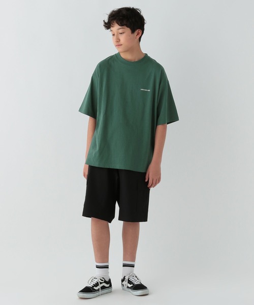 GLOBAL WORK（グローバルワーク）の「ストレッチカーゴショーツ/AND YUA ANY/976547（カーゴパンツ・キッズ・ベージュ/ブラック/カーキ・150cm/160cm/170cm）」の4枚目の写真