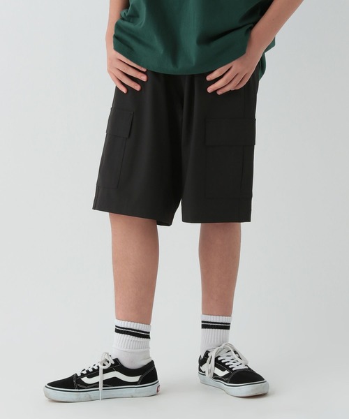 GLOBAL WORK（グローバルワーク）の「ストレッチカーゴショーツ/AND YUA ANY/976547（カーゴパンツ・キッズ・ベージュ/ブラック/カーキ・150cm/160cm/170cm）」の6枚目の写真