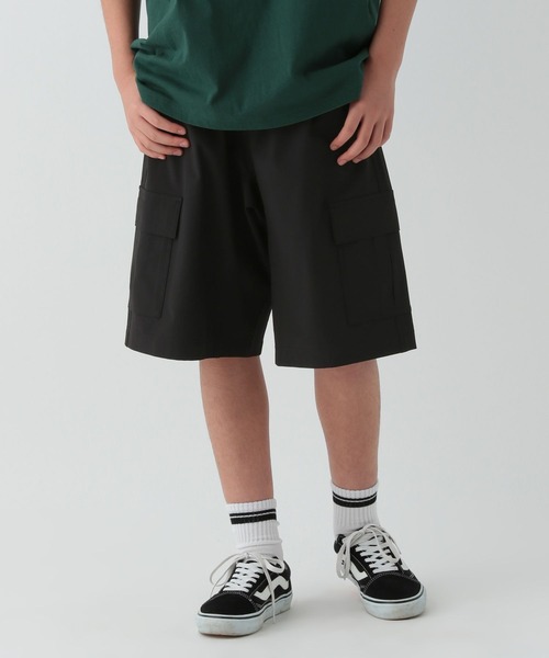 GLOBAL WORK（グローバルワーク）の「ストレッチカーゴショーツ/AND YUA ANY/976547（カーゴパンツ・キッズ・ベージュ/ブラック/カーキ・150cm/160cm/170cm）」の7枚目の写真
