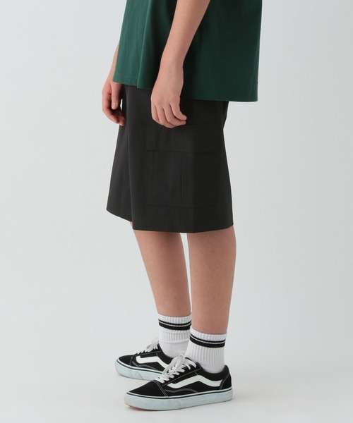 GLOBAL WORK（グローバルワーク）の「ストレッチカーゴショーツ/AND YUA ANY/976547（カーゴパンツ・キッズ・ベージュ/ブラック/カーキ・150cm/160cm/170cm）」の8枚目の写真