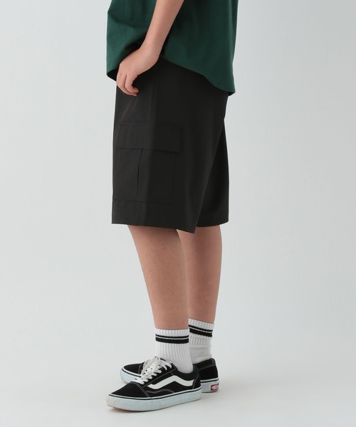 GLOBAL WORK（グローバルワーク）の「ストレッチカーゴショーツ/AND YUA ANY/976547（カーゴパンツ・キッズ・ベージュ/ブラック/カーキ・150cm/160cm/170cm）」の9枚目の写真
