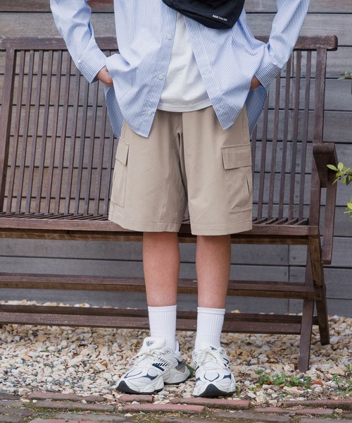 GLOBAL WORK（グローバルワーク）の「ストレッチカーゴショーツ/AND YUA ANY/976547（カーゴパンツ・キッズ・ベージュ/ブラック/カーキ・150cm/160cm/170cm）」の13枚目の写真