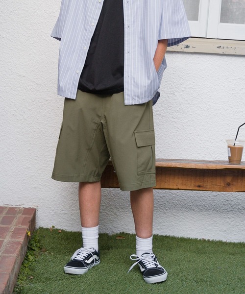 GLOBAL WORK（グローバルワーク）の「ストレッチカーゴショーツ/AND YUA ANY/976547（カーゴパンツ・キッズ・ベージュ/ブラック/カーキ・150cm/160cm/170cm）」の20枚目の写真