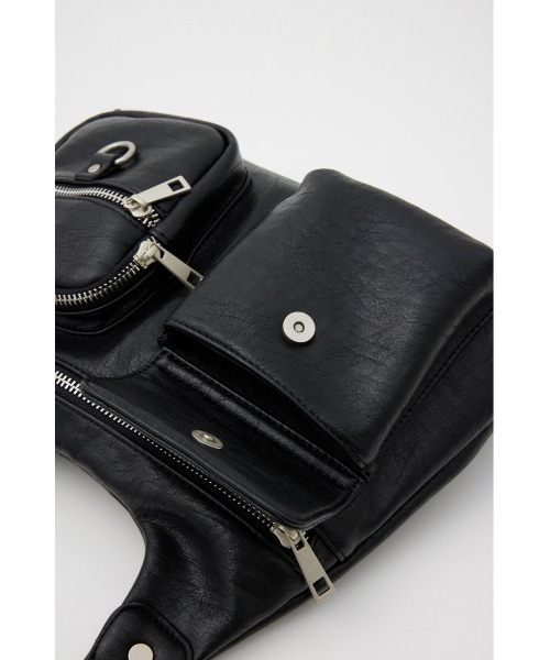 LAGUA GEM（ラグアジェム）の「VINTAGE ショルダーバッグ（ショルダーバッグ・レディース・ライトグレー/ブラック・FREE）」の10枚目の写真