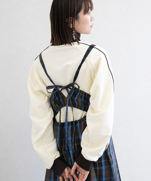 RAGEBLUE（レイジブルー）の「アソートジップ/フレアキャミワンピース（ワンピース・レディース・ブラック/ブラック系その他/ブルー系その他・FREE）」の19枚目の写真