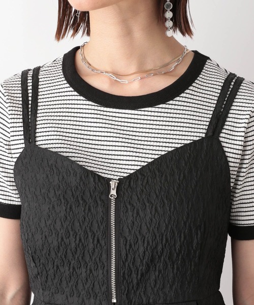 RAGEBLUE（レイジブルー）の「アソートジップ/フレアキャミワンピース（ワンピース・レディース・ブラック/ブラック系その他/ブルー系その他・FREE）」の22枚目の写真