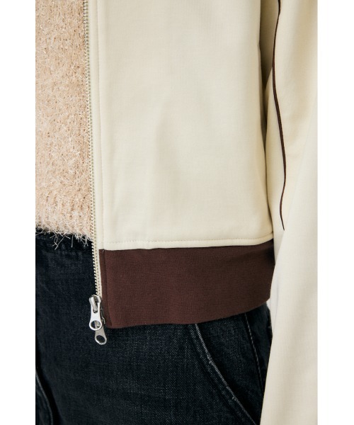 MOUSSY(マウジー)の「PIPING Tトラックジャケット(その他アウター・レディース・アイボリー/ライトグレー/ネイビー・FREE)」の14枚目の写真