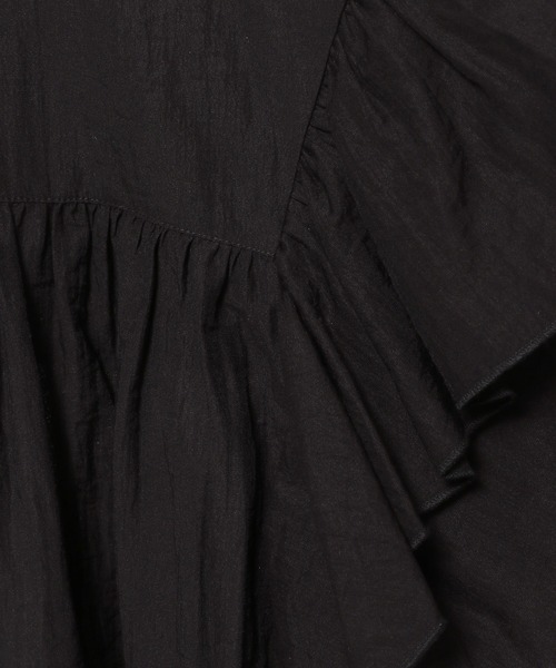 mysty woman（ミスティウーマン）の「【WEB限定アイテム】フリルショルダーブラウス　119181（シャツ/ブラウス・レディース・ピンク/オフホワイト/ブラック/ライトブルー・FREE）」の20枚目の写真