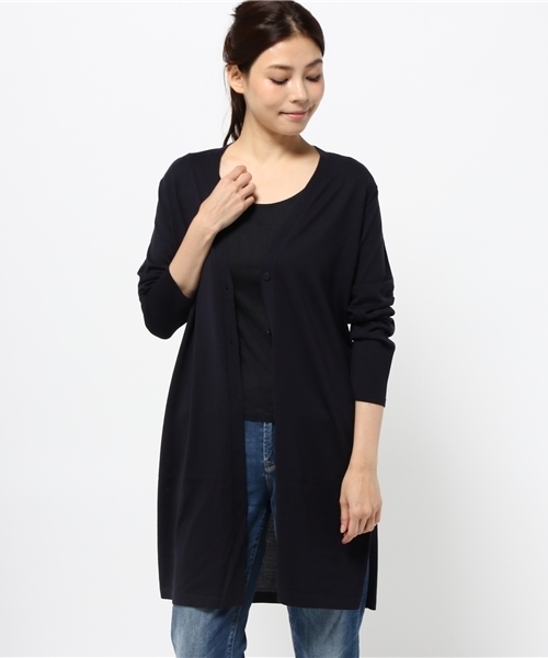 ICB（アイシービー）の「ExtraFineWool ロングカーディガン 