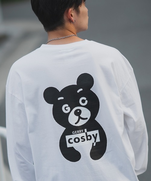 Gerry Cosby(ジェリーコスビー)の「【GERRY cosby】別注 プリント 長袖Tシャツ(Tシャツ/カットソー・メンズ・ホワイト系/ホワイト系1/グレー系1/グレー系/ブラック系1/ブラック系/ホワイト/ブラック/グレー・MEDIUM/X-LARGE/LARGE)」の4枚目の写真