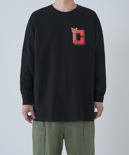 Gerry Cosby(ジェリーコスビー)の「【GERRY cosby】別注 プリント 長袖Tシャツ(Tシャツ/カットソー・メンズ・ホワイト系/ホワイト系1/グレー系1/グレー系/ブラック系1/ブラック系/ホワイト/ブラック/グレー・MEDIUM/X-LARGE/LARGE)」の21枚目の写真