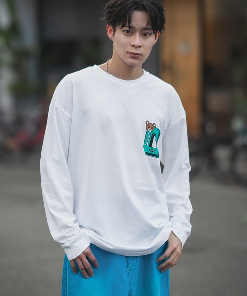 Gerry Cosby(ジェリーコスビー)の「【GERRY cosby】別注 プリント 長袖Tシャツ(Tシャツ/カットソー・メンズ・ホワイト系/ホワイト系1/グレー系1/グレー系/ブラック系1/ブラック系/ホワイト/ブラック/グレー・MEDIUM/X-LARGE/LARGE)」の10枚目の写真