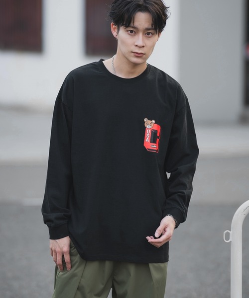 Gerry Cosby(ジェリーコスビー)の「【GERRY cosby】別注 プリント 長袖Tシャツ(Tシャツ/カットソー・メンズ・ホワイト系/ホワイト系1/グレー系1/グレー系/ブラック系1/ブラック系/ホワイト/ブラック/グレー・MEDIUM/X-LARGE/LARGE)」の13枚目の写真