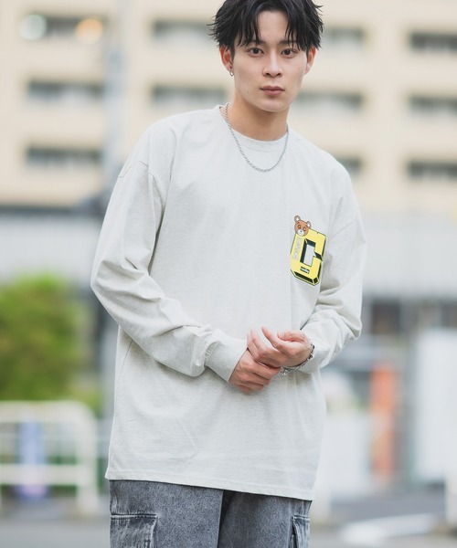 Gerry Cosby(ジェリーコスビー)の「【GERRY cosby】別注 プリント 長袖Tシャツ(Tシャツ/カットソー・メンズ・ホワイト系/ホワイト系1/グレー系1/グレー系/ブラック系1/ブラック系/ホワイト/ブラック/グレー・MEDIUM/X-LARGE/LARGE)」の15枚目の写真
