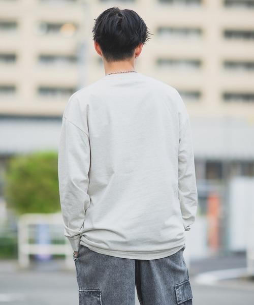 Gerry Cosby(ジェリーコスビー)の「【GERRY cosby】別注 プリント 長袖Tシャツ(Tシャツ/カットソー・メンズ・ホワイト系/ホワイト系1/グレー系1/グレー系/ブラック系1/ブラック系/ホワイト/ブラック/グレー・MEDIUM/X-LARGE/LARGE)」の16枚目の写真