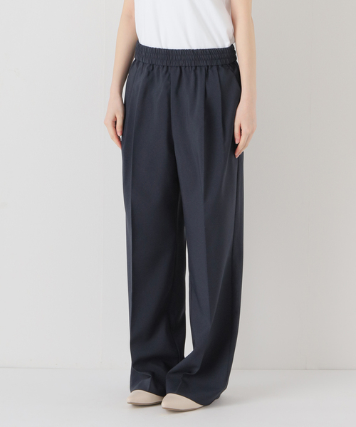 JOURNAL STANDARD relume(ジャーナルスタンダード レリューム)の「《WEB限定追加》マットウースフレアタックパンツ(スラックス・レディース・ネイビー・36/38)」の21枚目の写真
