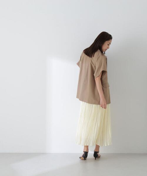 NATURAL BEAUTY BASIC(ナチュラルビューティーベーシック)の「◇楊柳ティアードスカート(スカート・レディース・マジェンタ/オフホワイト/ブラック・SMALL/MEDIUM)」の20枚目の写真