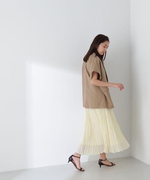 NATURAL BEAUTY BASIC(ナチュラルビューティーベーシック)の「◇楊柳ティアードスカート(スカート・レディース・マジェンタ/オフホワイト/ブラック・SMALL/MEDIUM)」の18枚目の写真