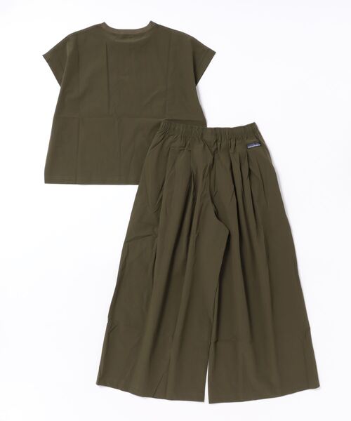 THOUSAND MILE(サウザンドマイル)の「FRENCH SLEEVE SHIRT & LONG PANTS SET(その他トップス・レディース・ブラック/グレー系その他/オリーブ/オレンジ・FREE)」の5枚目の写真